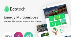 Ecotech – Energy Multipurpose Modern Elementor WordPress Theme