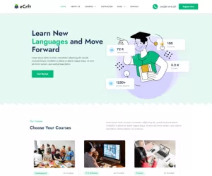 eCrft – Online Education Elementor Kit