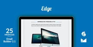 Edge Email Template + Online Emailbuilder 2.1