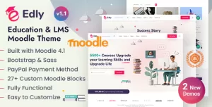 Edly - Moodle 4+ LMS Courses & Education Theme