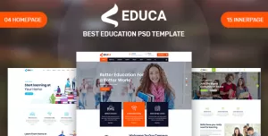 EDUCA - Education PSD Template