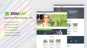 Educat HTML Template - Bootstrap Education HTML Template ...