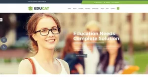 Educat - mall för utbildningswebbplats - TemplateMonster