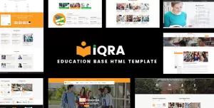 Education Base HTML Template - iQRA