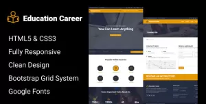 Education Career - Responsive HTML Template