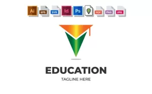 Education Logo  Specially Design For Education Sector And Personal Use