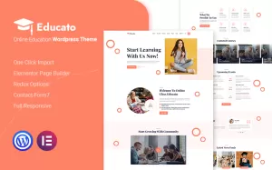 Educato - Online Education WordPress Theme - TemplateMonster