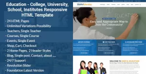 Educnio - Education HTML Template