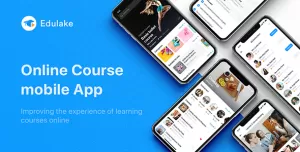 Edulake - Online Course UI Kit for Sketch