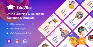 EduVibe - Education HTML Template Using Bootstrap 5