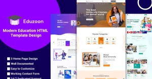 Eduzoon - Education & Online Course HTML5 Template