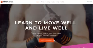 Edward Newman - Crossfit Trainer Moto CMS 3 Template