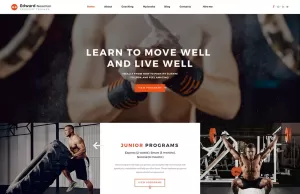 Edward Newman - Crossfit Trainer Multipage Website Template