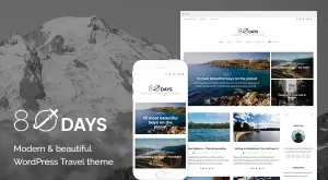 EightyDays - A Beautiful WordPress Travel Theme - Themes ...