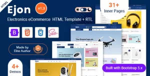 Ejon - Electronics eCommerce HTML Template