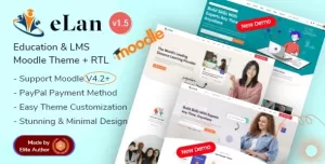 Elan - Moodle 4+ Education LMS Premium Theme