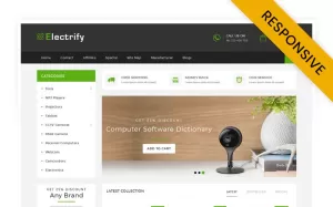 Electrify Digital Store OpenCart Responsive Template