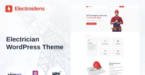 Electroidens - Electrician website with WordPress Elementor Theme