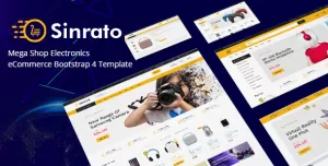 Electronics eCommerce HTML Template - Sinrato