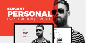 Elegant - Personal CV/Resume Portfolio HTML5 Template