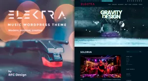 ELEKTRA - Music Band and Musician WordPress Theme - Themes ...