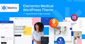 Elementor Medical WordPress Theme - Medmix - TemplateMonster