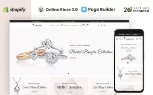 Elements Jewellery Store Shopify Theme - TemplateMonster