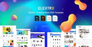 Elextro - Creative Electronic Store PSD Template