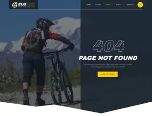 Elgone – Cycling & Mountain Bike Club Elementor Template Kit