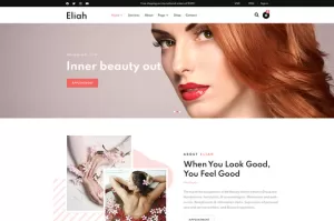 Eliah - Beauty Salon & Cosmetic Elementor Template Kit