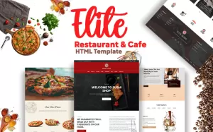 Elite - Restaurant and Cafe HTML Template - TemplateMonster