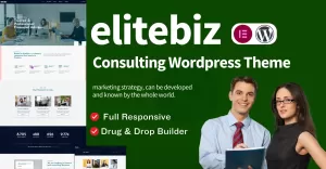 Elitebiz business Consulting wordpress theme