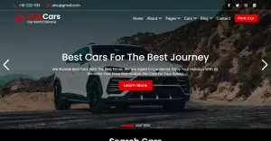 EliteCars - Car Rental HTML5 Website Template
