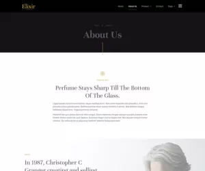 Elixir - Perfume Maker Elementor Template Kit