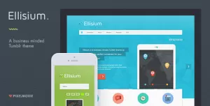 Ellisium - A Business Minded Tumblr Theme
