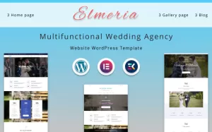 Elmeria  Multifunctional Wedding Agency Website WordPress Theme