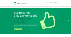 Email Marketing Website Template