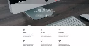 Email Services Responsive Website Template - TemplateMonster