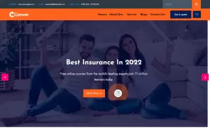 Emanu - Insurance Company WordPress Theme - TemplateMonster
