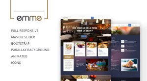 Emme - Restaurant HTML5 Template