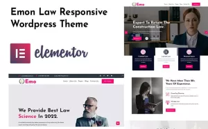 Emon - Lawyer and Law Firm WordPress Theme - TemplateMonster