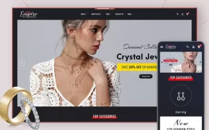 Empire art & imitatie - OpenCart Theme for Online Jewelry Store