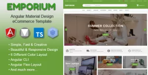 Emporium - Angular 17 Material Design eCommerce Template