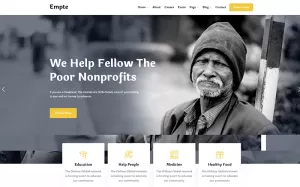 Empte - Poor Nonprofit and Charity WordPress Theme