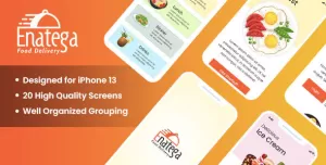 Enatega - Food Delivery Mobile App PSD
