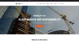 EngiBuild - Construction WordPress Theme - TemplateMonster