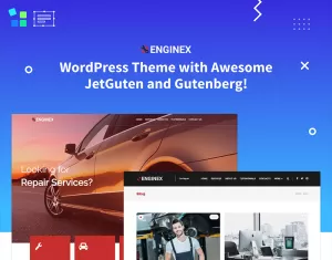 Enginex - Car Repair Gutenberg WordPress Theme