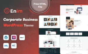 Enim - Corporate Business Wordpress Theme - TemplateMonster
