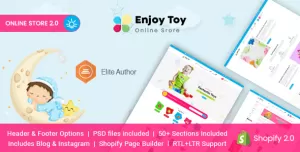 Enjoy - Kids Clothing & Toys Shopify Theme