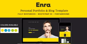 Enra - Personal Portfolio & Blog Template
